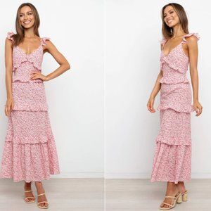 Pink Floral Aspa Petal & Pup Dress - Size 6